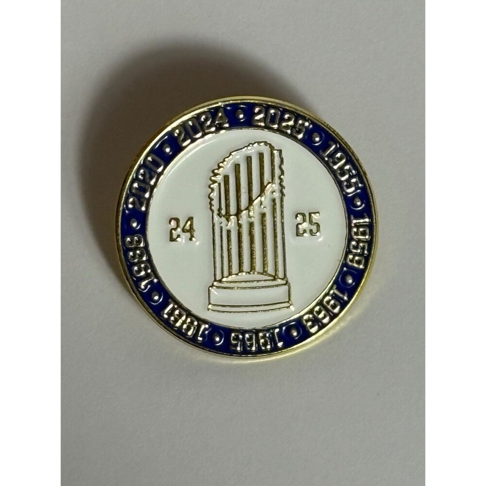 LA Dodgers Back To Back Champs 24 25 Hat Pin Pins Fitted New Era Hats Hatpin